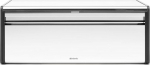 Brabantia Klappbrotkasten Front eckig, Stahl gl&auml;nzend