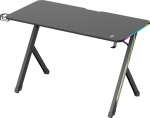 Maclean Gaming desk NanoRS 120x60cm LED RS102