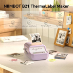 Label Printer Niimbot B21 Pro Portable Label Printer (purple)