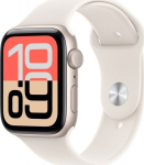 Apple Watch SE 3 (GPS + Cellular) 40 mm star-white aluminum case and star-white sports bracelet, S/M