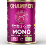 CHAMPER Bones & Joints Monoprotein Lamb - wet dog food - 400g
