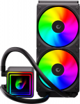 Rampage INFINITE V240 Water cooling 240MM ARGB, temperature gauge, czarne - Rampage INFINITE V240 Water cooling 240MM ARGB, temperature gauge, czarne
