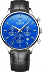 Giewont Men&rsquo;s Chronograph Sapphire Watch GW6310-A3 / black-blue