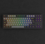 AKKO Black & Gold 5087S Gaming Tastatur, RGB &ndash; Akko V3 Cream Yellow Pro Switches, ISO DE, schwarz & gold
