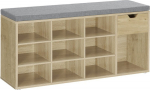 LEOBERT Shoe Cabinet with Seat - artisan - LHS024B88