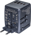 Adapter traveler's DONAU TRAVEL 904, czarny