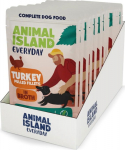 ANIMAL ISLAND Turkey Fillets in broth - wet dog food - 10x150g