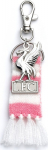 The Carat Shop Ltd Carat Shop Liverpool FC - Pink Stripe Scarf & Liverbird Backpack Hanger (LFCBH003)