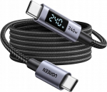 Kabel USB Ugreen USB-C - USB-C 3 m Czarno-srebrny (65868)