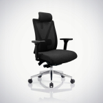 Office chair Jan Nowak JAN NOWAK Ergonomic office chair, black, with mesh VECTOR
