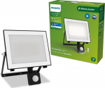 Philips Lois Naświetlacz LED 50W | 5400lm | 3000K | IP65 | A motion sensor | Twilight Sensor |Czarny
