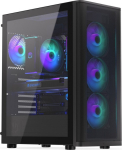 ENDORFY Ventum 400 ARGB - Midi Tower | czarna | no power supply | 2 x USB - A 1 x USB- C | ARGB | 488&times;215&times;409 |