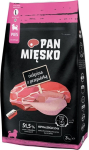 PAN MIĘSKO Puppy Veal with quail L - dry dog food - 3kg