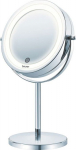 Beurer BS 55 Makeup mirror, 13 cm, LED-with a light and a magnifying mirror