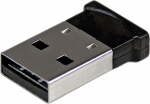 StarTech.com Mini USB Bluetooth 4.0-adapter - 50 m class 1 wireless EDR-dongle - network adapter - USB - Bluetooth 4.0 - Klass 1 - svart