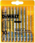 Dewalt Jigsaw blade sets 10 pieces for wood 2xDT2177, DT2166, DT2165, DT2075 + 1xDT2050, DT2168 - DT2290
