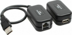 Adapter USB InLine USB - RJ45 Czarny (33600A)