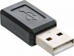 Adapter USB InLine microUSB - USB Czarny (31612)