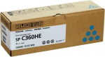 Ricoh SP C360HE (408185) Toner Cartridge, Cyan