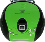 CD-raadio Lenco SCD24GB, roheline/must
