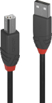 Lindy 2M Usb 2.0 Type A To B Cable, Anthra Line
