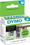 Kleepkirjalint Dymo 13x25mm (rullis 1000 etiketti) Permanent adhesive - valge