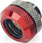Bitspower Multi-Link Adapter Anschluss gerade G1/4 Zoll AG auf 12mm AD Hardtube - shiny black/rot