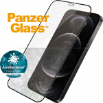 Kaitseklaas Apple iPhone 12 / 12 Pro, &uuml;mbrises&otilde;bralik, musta &auml;&auml;rega, PanzerGlass