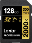 LEXAR SDXC PRO 2000X UHS-II U3 R300/W260 (V90) 128GB