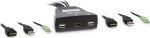Inter-Tech KVM Switch LS-21HA HDMI, 2 Port, Kunststoff retail