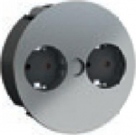 Bachmann Twist 2S - Steckdosenleiste - Wechselstrom 250 V - 3680 Watt - Eingabe, Eingang Hardwire 3-Wire (2 x France / UTE)