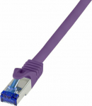 Logilink Patchkabel Ultraflex, Cat.6A, S/FTP, violett, 5 m