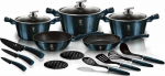 Berlinger Haus Set pots METALLIC AQUAMARINE [BH-6164]