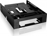 Adapter IcyDock 3.5" -> 5.25" + 2x6.3cm HDDs/SSDs 7-9.5mm