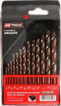 AWTools metal drill bit, cylindrical 2 7 4.5 4 5.5 5 3 2.5 3.5 6 6.5 7.5 8mm zestaw (AW42213)