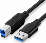 Ugreen US210 USB 3.0 Typ A - USB 3.0 Typ B, do Printer, 1m czarny