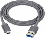 Cable USB Innergie USB-A - USB-C 1 m Szary (3082186301)