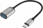 Kruger&Matz Adapter USB Kruger&Matz USB-A - USB-C Silver (KM1246)