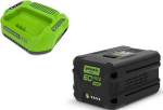 60V 4Ah battery pack + 2A charger Greenworks GSK60B4 - 2933807