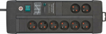 Brennenstuhl power strip BRENNENSTUHL SURGE STRIP ''PREMIUM-LINE'' 8GN, 3M CZARNA 60.000A