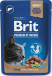 Brit BRIT CAT PREM.LIVER FOR STERILIZED 100G SASZETKA 111832 453