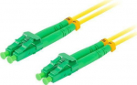 Lanberg PATCHCORD FIBER OPTIC SM LC/APC-LC/APC DUPLEX 3.0MM LSZH G657A1 2M YELLOW LANBERG
