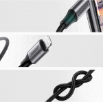 Ugreen lightning US315 do mini jack 3.5mm AUX, MFi, 1m czarny