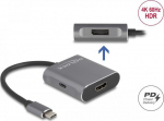 Delock Video-/Audio Splitter - 1 x USB-C +