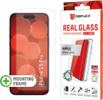 E.V.I. DISPLEX REAL GLASS + CASE, IPHONE 15 PRO
