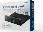 Gembird FDI3-U3C-01 Internal 3.5" Front Panel USB 3.1 Type-A + Type-C Port / black