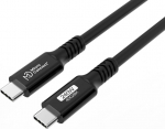 MicroConnect USB-C to USB-C cable 0.5m, Premium, 240W, 40Gbps, USB4