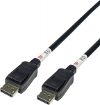 DELTACO Kbl DisplayPort 2.1 ha ha 8K Svart 1m