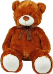 Madej Teddy bear mascot with a bow 70 cm brown