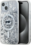 Karl Lagerfeld KLHMP14SLGCHSGH Hardcase for iPhone 14/15/13 6.1" / transparent Liquid Glitter Choupette